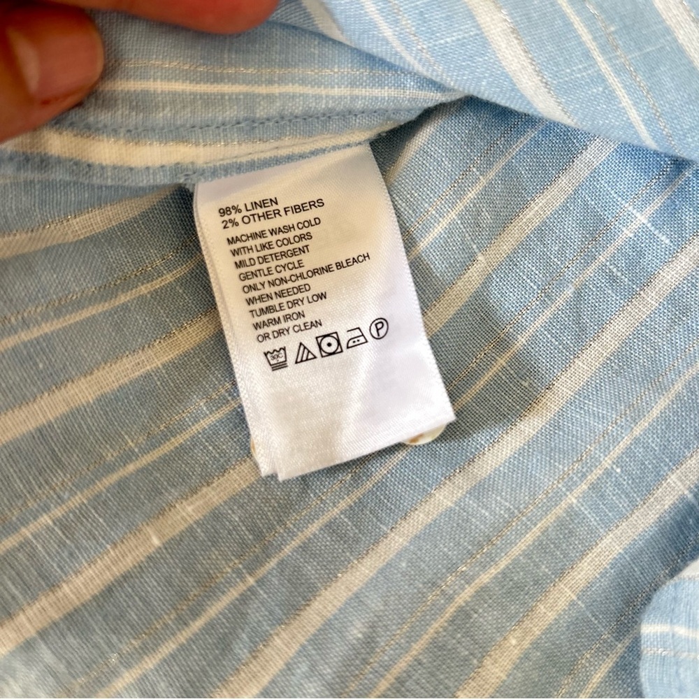 NWT Tommy Bahama | California Fizz Linen Shirt - Picture 11 of 11